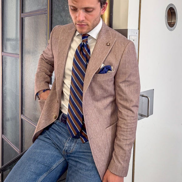 2Blind2C Faith Stretch Blazer Blazer Fitted ROST Rost