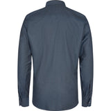 2Blind2C Felipe Twill Skjorte Shirt LS Fitted NAV Navy