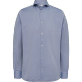 2Blind2C Felipe Fitted Oxford Skjorte Shirt LS Fitted BLU Blue