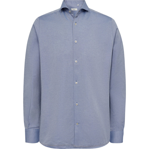 2Blind2C Felipe Oxford Skjorte Shirt LS Fitted BLU Blue