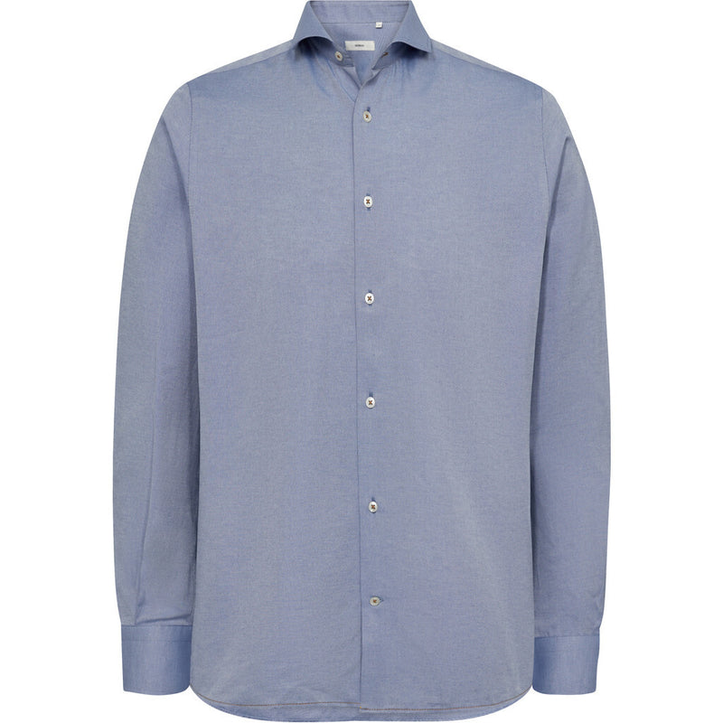 2Blind2C Felipe Fitted Oxford Skjorte Shirt LS Fitted BLU Blue
