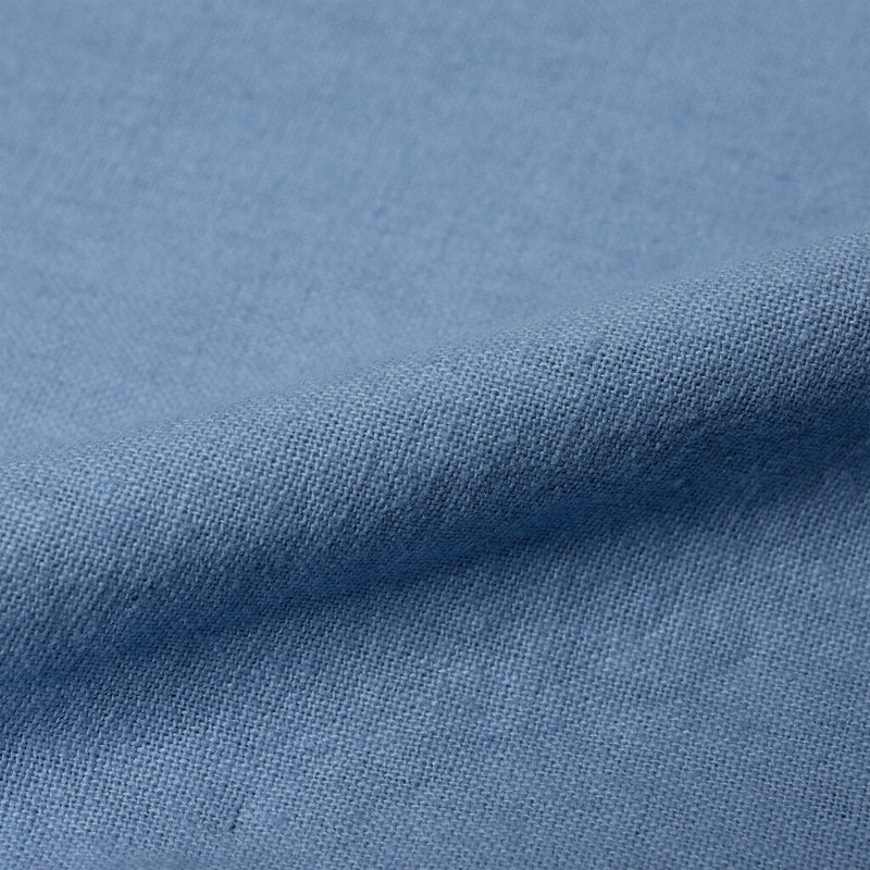 2Blind2C  Franco Kortærmet Fitted Skjorte i Hør Shirt SS Fitted LBL Light Blue
