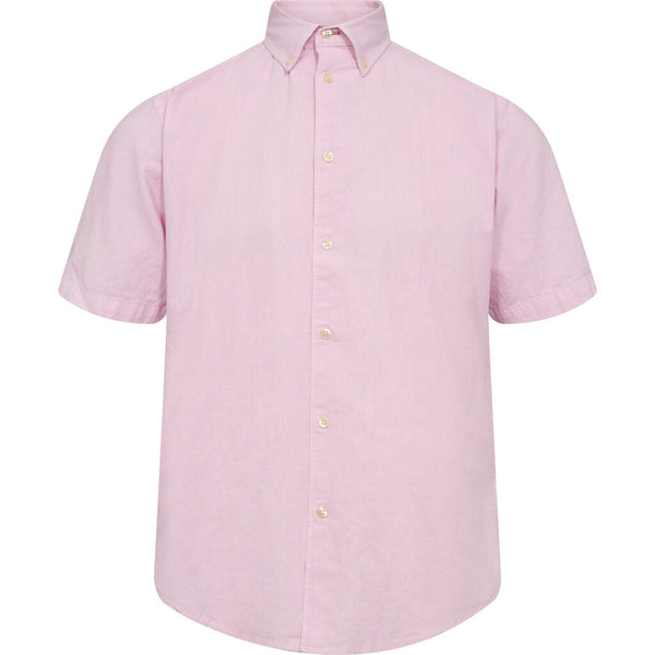 2Blind2C Franco Kortærmet Hør Skjorte Shirt SS Fitted PNK Pink