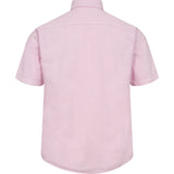 2Blind2C  Franco Kortærmet Fitted Skjorte i Hør Shirt SS Fitted PNK Pink