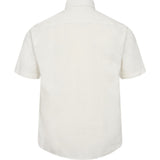 2Blind2C  Franco Kortærmet Fitted Skjorte i Hør Shirt SS Fitted WHT White