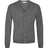 2Blind2C  Kriva Cardigan i Merinould Knitwear MGR Mid Grey