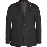 2Blind2C  Saint Finstribet Stretch Blazer i Jersey Blazer Slim Grey
