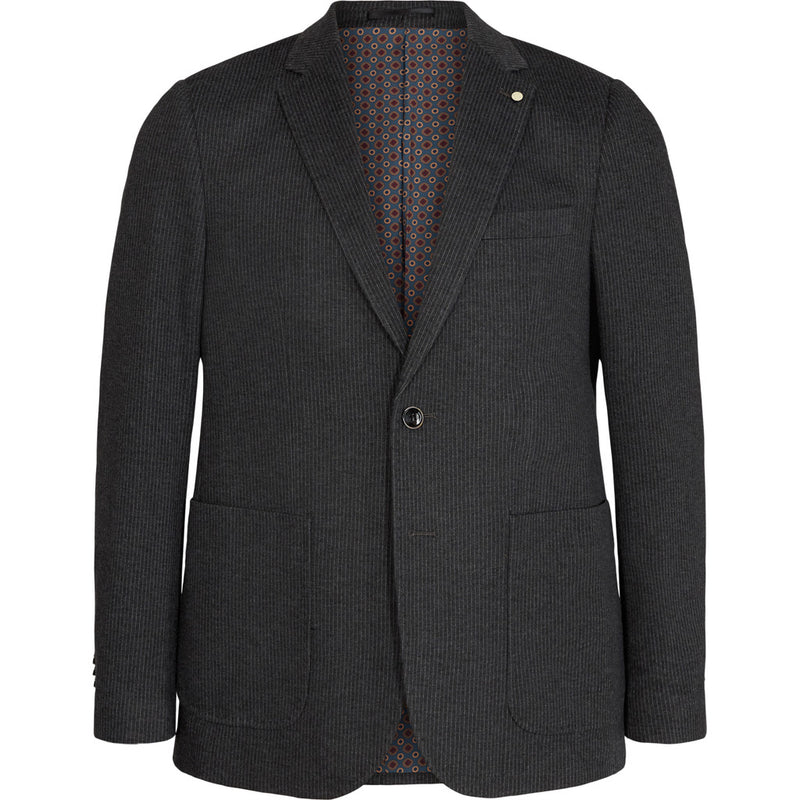 2Blind2C  Saint Finstribet Stretch Blazer i Jersey Blazer Slim Grey