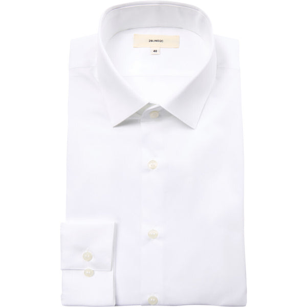 2Blind2C Simon Skjorte Shirt LS Slim WHT White
