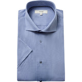2Blind2C Steve Kortærmet Stribet Jersey Skjorte Shirt SS Slim LBL Light Blue