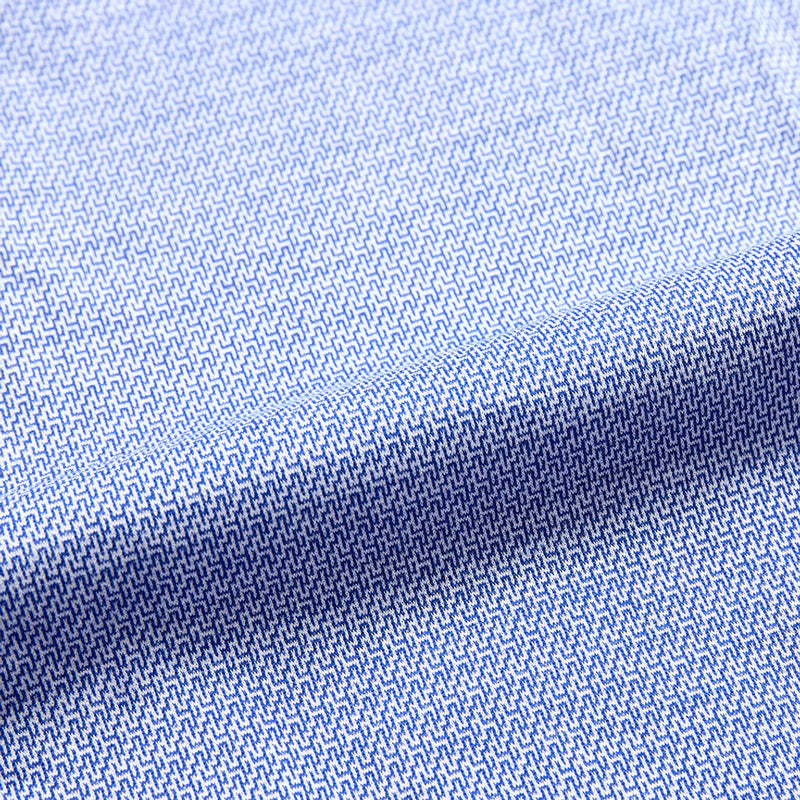2Blind2C Steve Struktur Jersey Skjorte Shirt LS Slim LBL Light Blue