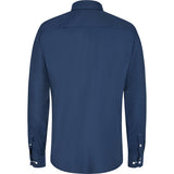 2Blind2C  Steve Twill Slim Fit Skjorte NOOS Shirt LS Slim NAV Navy