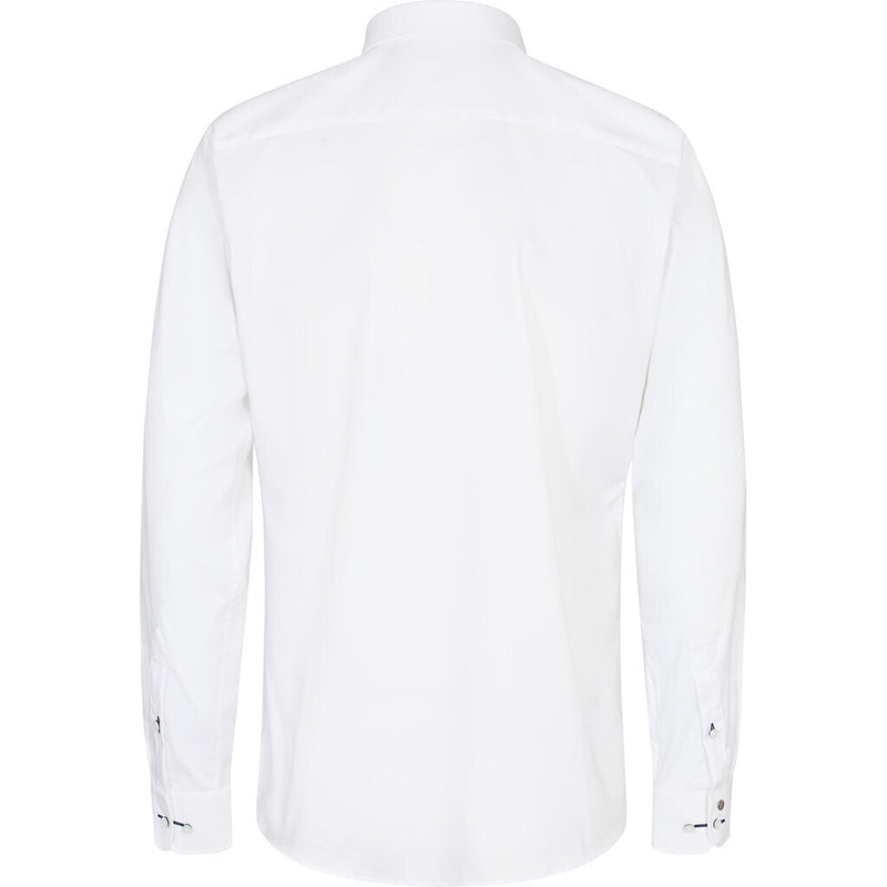 2Blind2C  Steve Twill Slim Fit Skjorte NOOS Shirt LS Slim WHT White