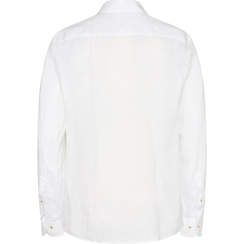 2Blind2C Felipe Hør Skjorte Shirt LS Fitted WHT White