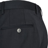 2Blind2C  Flint Fitted Uld Habitbukser NOOS Suit Pant Fitted BLK Black