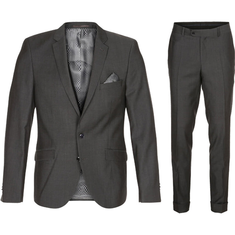 2Blind2C  Ford Flint Pure Uld Fitted Suit NOOS Suit Fitted DGR Dark Grey