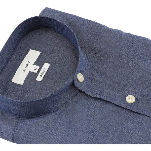 2Blind2C Fynn Fitted Skjorte Shirt LS Fitted LBL Light Blue