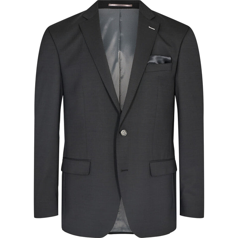 2Blind2C  Madison Moderne Fit Uld Blazer NOOS Suit Blazer Modern BLK Black