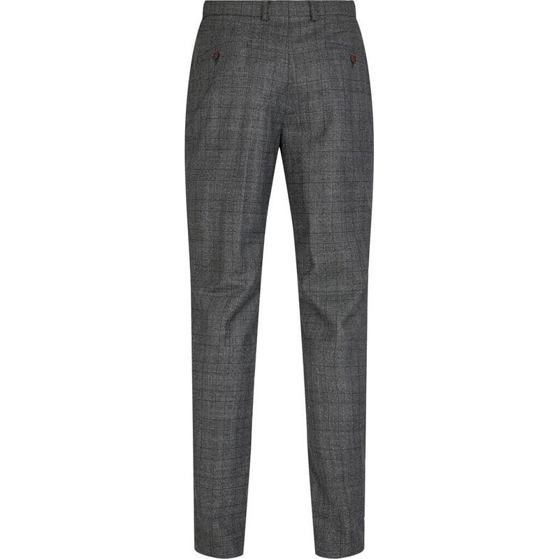 2Blind2C Shaw Check Wool Slim Fit Pants Suit Pant Slim DGR Dark Grey